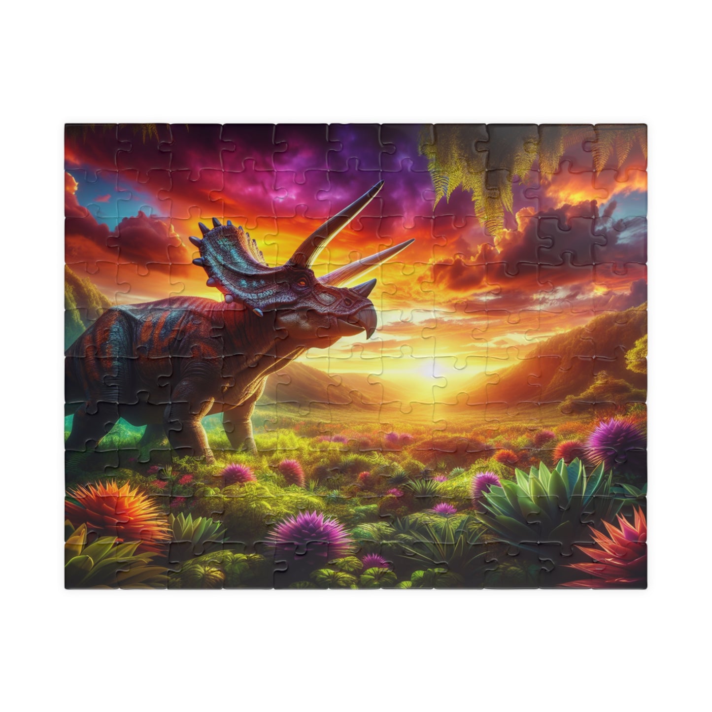 Triceratops Dinosaur Puzzle